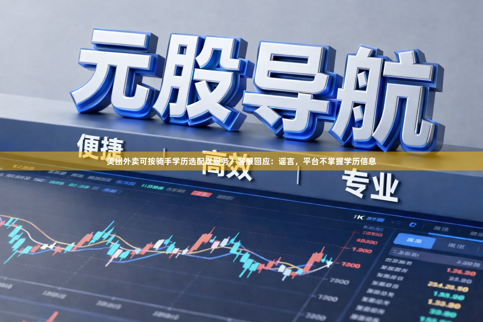 美团外卖可按骑手学历选配送服务？客服回应：谣言，平台不掌握学历信息
