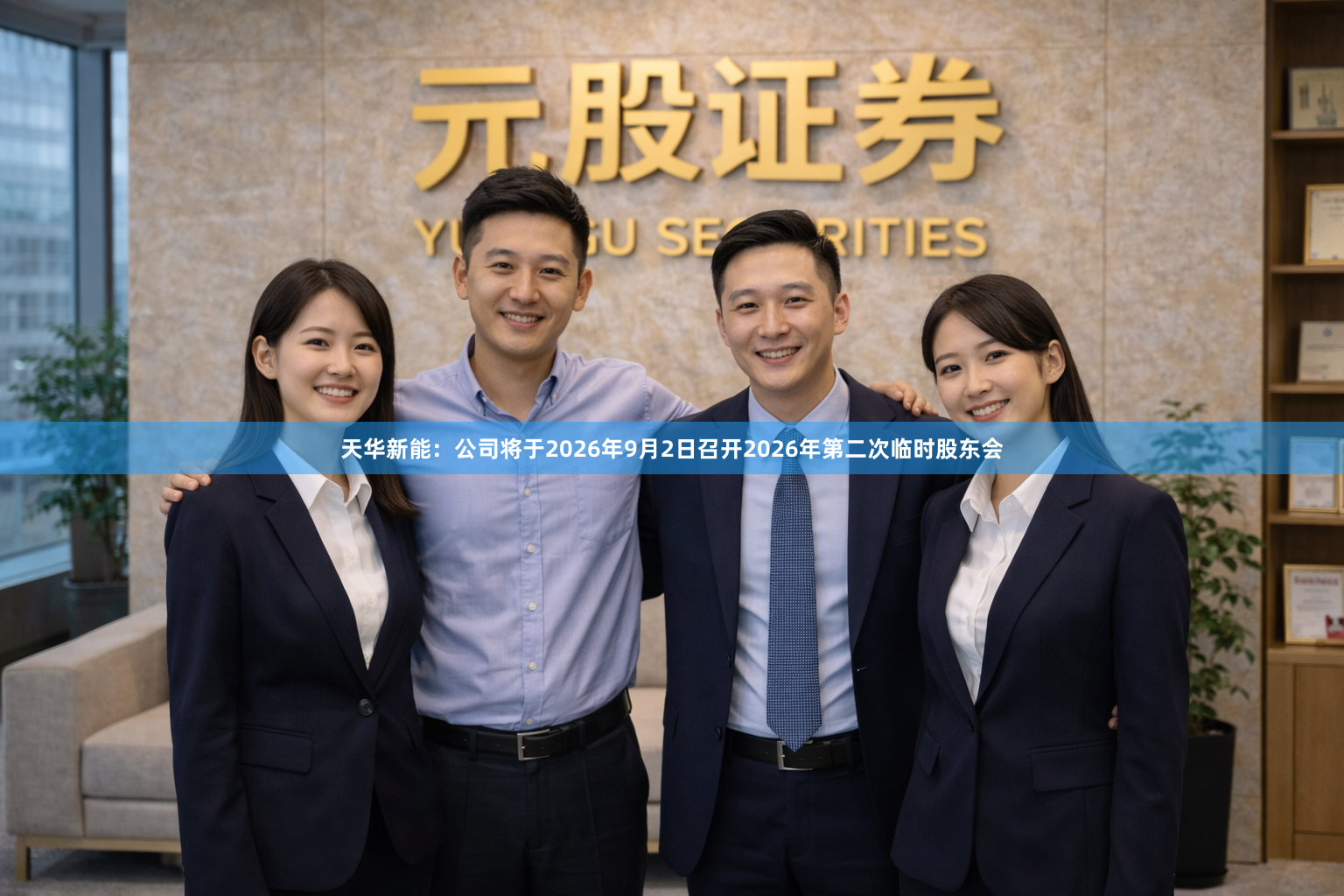 天华新能：公司将于2026年9月2日召开2026年第二次临时股东会
