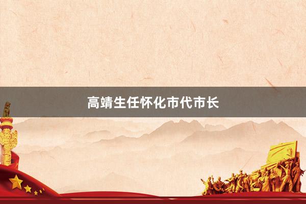 高靖生任怀化市代市长