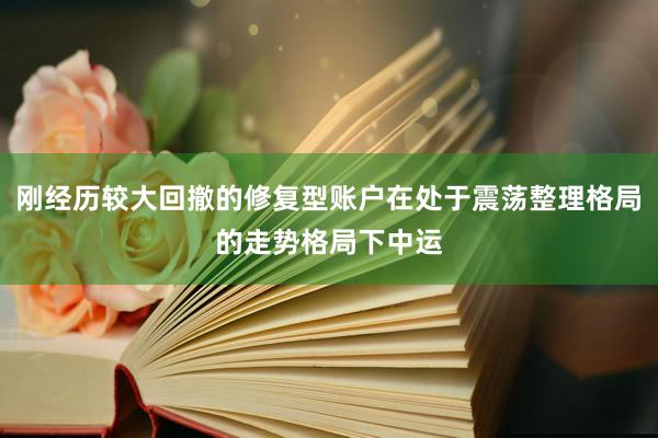 刚经历较大回撤的修复型账户在处于震荡整理格局的走势格局下中运
