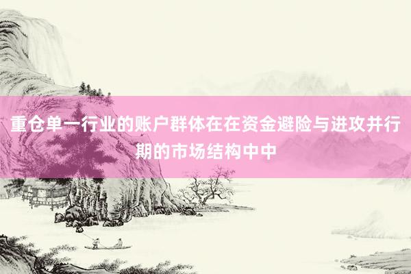 重仓单一行业的账户群体在在资金避险与进攻并行期的市场结构中中