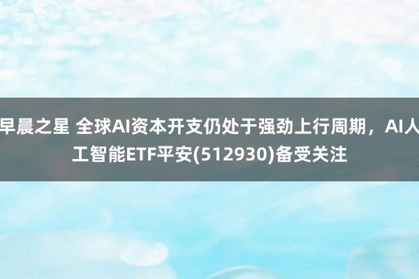 早晨之星 全球AI资本开支仍处于强劲上行周期，AI人工智能ETF平安(512930)备受关注