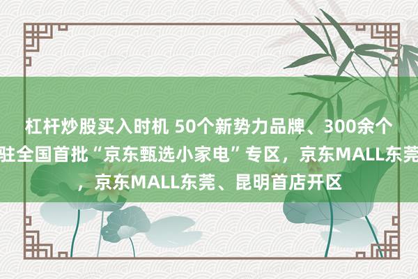 杠杆炒股买入时机 50个新势力品牌、300余个独家系列产品入驻全国首批“京东甄选小家电”专区，京东MALL东莞、昆明首店开区